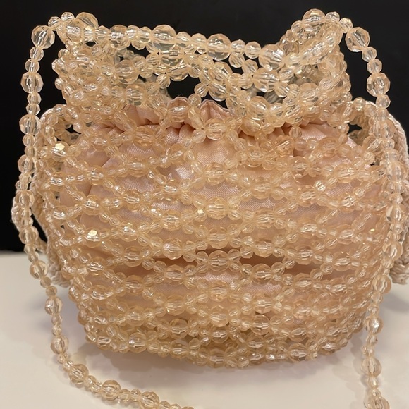 Beaded bucket style evening bag. O/S - Picture 3 of 12